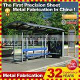 Outdoor Furniture Galvanized Steel Bus Stop Design With Different Option thumbnail-4