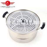 Double Multi-purpose Stainless Steel Cooking Stock Pot Stainless Steel Food Steamer thumbnail-4