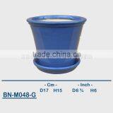 Vietnamese Ceramic Glazed Mini Flower Pot BN-M048 thumbnail-6