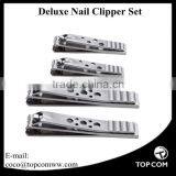 4-Piece Stainless Steel Travel Nail Clippers, Large Nail Clippers+Small Nail Clippers thumbnail-1