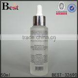 China Screen Printing 50ml Cosmetic Lotion Essential Oil Perfume Glass Dropper Bottle Wholesale thumbnail-1