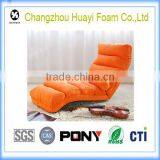 2013 Very Popular Velvet Orange Recliner Chesterfield Sofa thumbnail-1