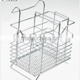 43005 Steel Wire Sink Basket Cutlery Holder Cooking Utensils Storage Kitchen Rack thumbnail-1