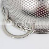 25.5cm 40.5cm Stainless Steel Colander With Two Handles for Rice / Fruit / Vegetable thumbnail-5