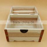 New Art Craft Design and Hot Sell Pine Wooden Box for Craft, Jewelry, Tea, Exhibition , Wine, Beverage thumbnail-2