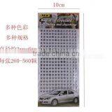 Eco-friendly Elegant Strong Glue Doem Craft Rhinestone Sticker Sheet