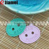 OEM Hole Cord Lock Stoppers Leather Cord Stoppers Colored pu Stopper