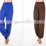 Shuoyang Women's Colorful Modal Fitness Gym Yoga Pants Wholesale Custom Bloomers Lantern Yoga Trousers thumbnail-4