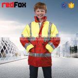 Children High Visi Bility 2-Tone Safety Reflector Jacket thumbnail-2