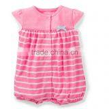 2014 Summer Wholesale Casual Cotton Baby Pretty Girl Stripe Romper thumbnail-1