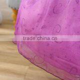 MGOO Winter Fashion Forzen Purple Princess Dress Satin With Gold Chain Party Gowns For Kids thumbnail-4