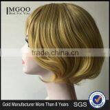 New Fashion Blonde Synthetic Hair Wig For Christmas Party Or Halloween Short Bob Wig For Woman thumbnail-1