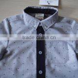TC Fabric Printed Stand Collar Boys Shirt Long Sleeve thumbnail-3