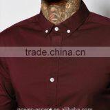 2016 Men's New Arrival Latest Formal Plain Shirts thumbnail-3