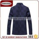 Wholesale Casual Men'S Fashion Check Button Suit Jacket Blazer thumbnail-2