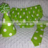 Baby Infant Cute 3PCS Bloomers Sets Short With Tie And Hat Baby Clothes thumbnail-5