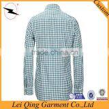 Korean Fashion Green Plaid Men Style Shirts thumbnail-2