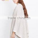 Ladies Knitting Pattern Hooded Knitted Sweater,Hooded Wool Crochet Poncho thumbnail-2