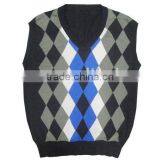 Men's Fashion Sleeveless Sweater,12GG, Cool Sweater Design thumbnail-1