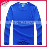 China Manufacturer Wholesale Blank Cheap Men Long Sleeve T-shirts thumbnail-1