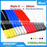 (MOQ:100pcs) Metal Screw on Aglet Lace Tips for Sneaker Shoes - Metal Aglets for Yeezy Shoelaces Tips DIY Replacement Screw on thumbnail-6