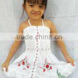 Thai Girls Cotton Children's Clothing Flowers Design Dress Outfit thumbnail-1