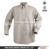 2016 New 35% Cotton 65% Polyester Button Down Collar Long Sleeve Poplin Work Shirt for Man thumbnail-1