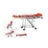 Wheeled Stainless Steel Emergency Evacuation Stretcher For Elevator