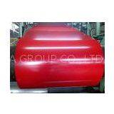 Customized Red or Blue Color Prepainted Galvanized Steel Coil For Workshop , Door thumbnail-1