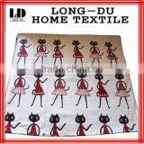 Hot Sale New Design Cartoon Cat Good Quality Bath Towels thumbnail-1