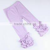 Hot Sale Kids Ruffle Bottom Pants Outfit 2016 Cute Newborn Girls Triple Ruffle Pants Wholesale thumbnail-1