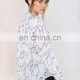 Wholesale Cheap Latest Fashion Blouse Design Ladies Cotton Blouses White Sheer Blouse China 2015 thumbnail-4