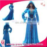 Elegant Renaissance Long Dress Female Costume Halloween Costume thumbnail-6