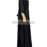 Beautiful Gown Long Muslin Dress Dubai Black Kaftan thumbnail-2