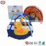 Yellow Cute Duck Patch Soft Plush Baby Crawling Gift Mat thumbnail-1