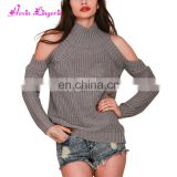 Private Label 5 colors high neck long sleeves custom oversized cashmere sweater
