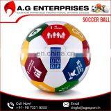 Size 5/ 4/ 3/ 2/ 1 PU, PVC, Real Leather Soccer Balls in Bulk thumbnail-3