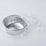 Disposable Small Takeaway Food Aluminum Foil Soup Bowl 4 oz Aluminum Foil Cups With Plastic Lid thumbnail-3