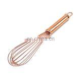 Wholesale High Quality Kitchen Tools Manual Wood Handle Silicone Egg Beater thumbnail-2