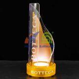 Gold Two Layers Wavy Bottle Presenter LED Bottle Presenter for Nightclub Bottle Presenter thumbnail-1