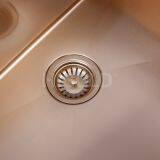 957023 HIGOLD PVD Rose Gold Nano SUS 304 Stainless Steel Handmade Sink Apron Sink Farmhouse Sink 1.2mm thumbnail-4