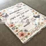 RAWHOUSE Woven Throw Tapestry Wall Hanging Sofa Cover Blanket With Fringe Jacquard Blanket thumbnail-6