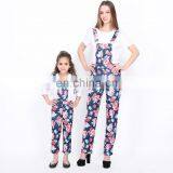 2019 Summer Family Matching Floral Print Overalls Mommy And Me Pants (this Link for Girls,1-12years) thumbnail-2