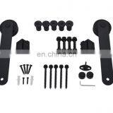 New Style Mini Barn Door Hardware Kit for Double Door Cabinets/TV Stand/Wine Storage thumbnail-1