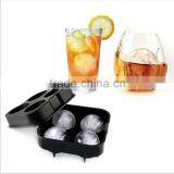 The Ice 4 Hole Silicone Ball Cup Mold Small Ice Hockey Mold Round Ice Mold Silicone Ice Cube Tray thumbnail-1