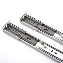 Full Extension 3 Fold Load Bearing Slide Rail Heavy Duty Slides Bottom Mount Ball Bearing Drawer Slide thumbnail-3