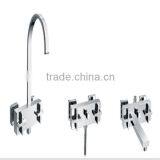New Double Handle Brass Body Basin Faucet thumbnail-2
