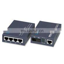 Industrial Grade SC Port 100M 1 Fiber Port +1/4RJ45 Port Fiber Optic Media Converter thumbnail-2