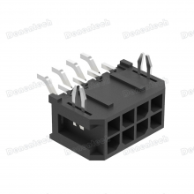 Denentech 3.00mm Wafer MX Type Dual Row Right Angle SMT Connector With Lock thumbnail-3