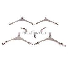 Flexible Rotation Cross Brass Barrel Fishing Snap Swivel thumbnail-2